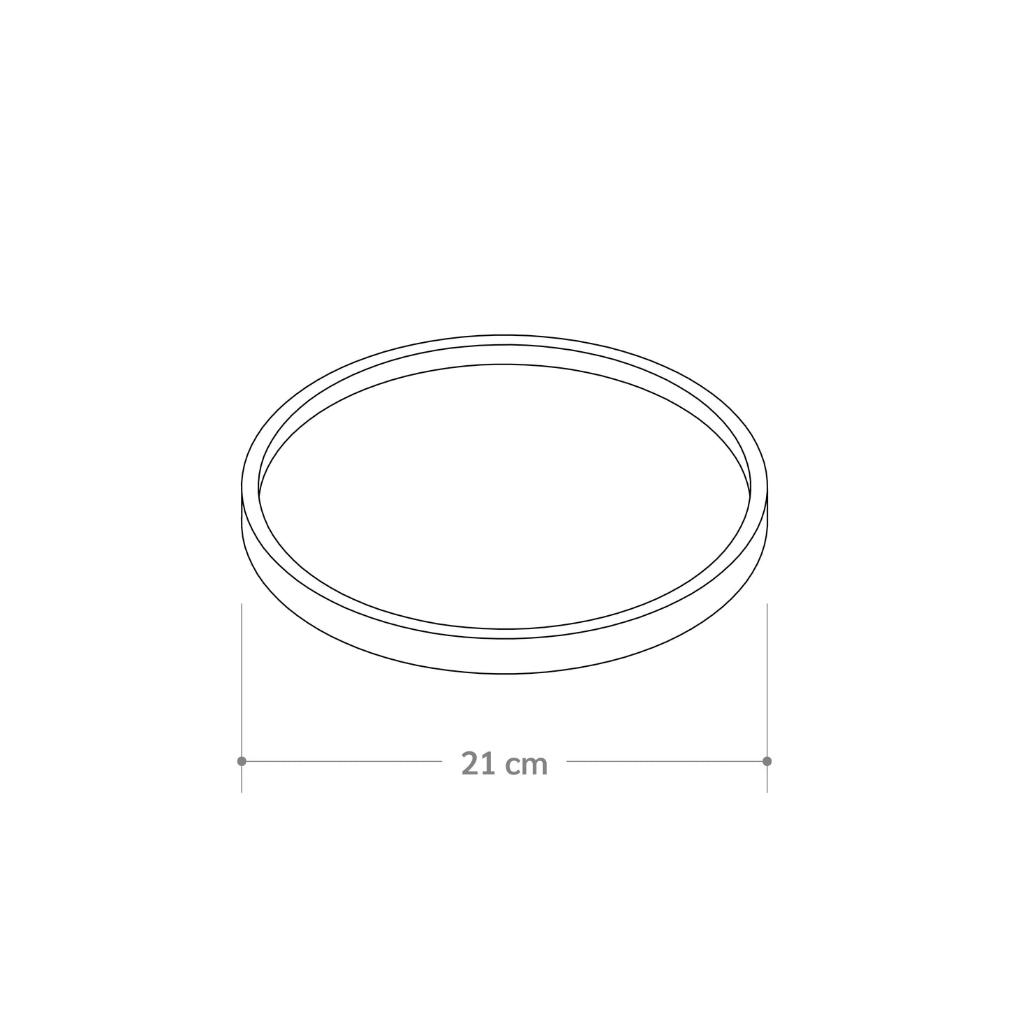 Bandeja Circular M