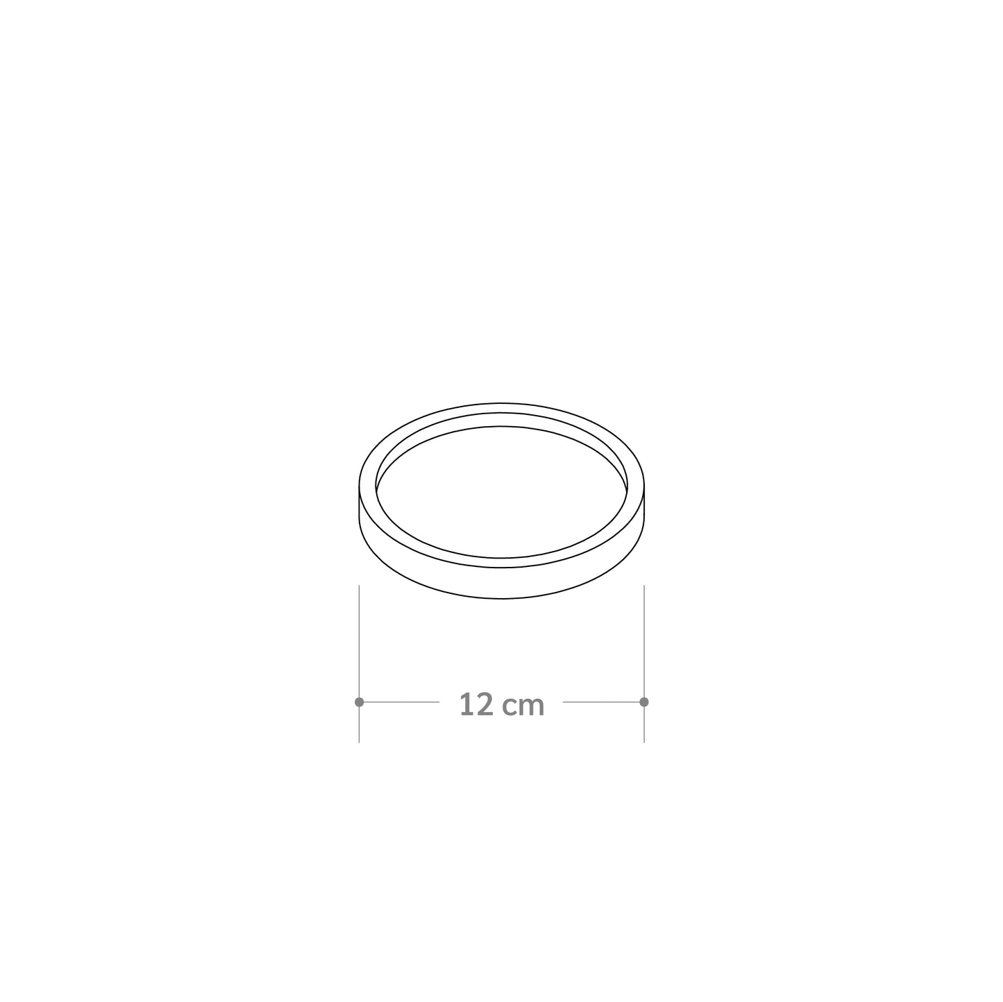 Bandeja Circular XS