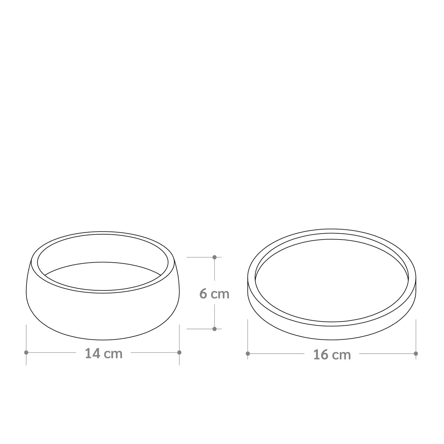 Bowl Circular S + Bandeja