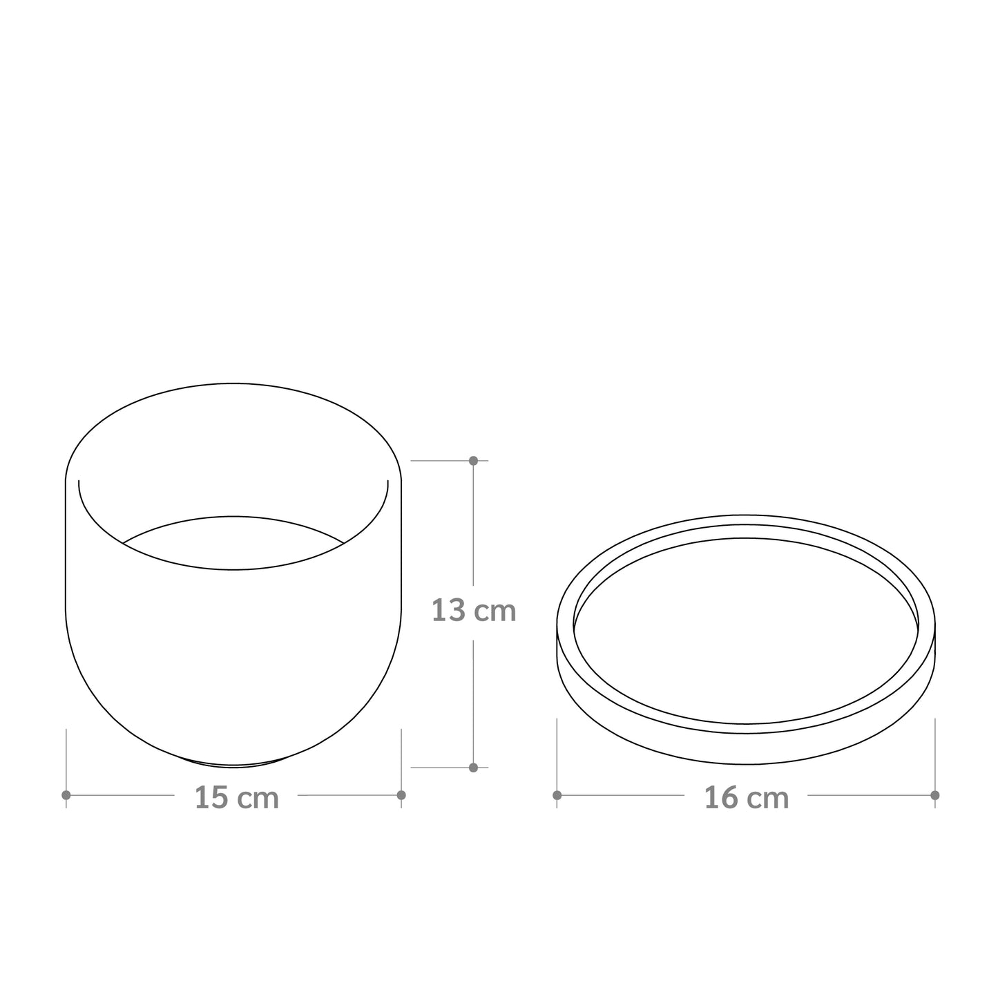 Bowl Circular M + Bandeja